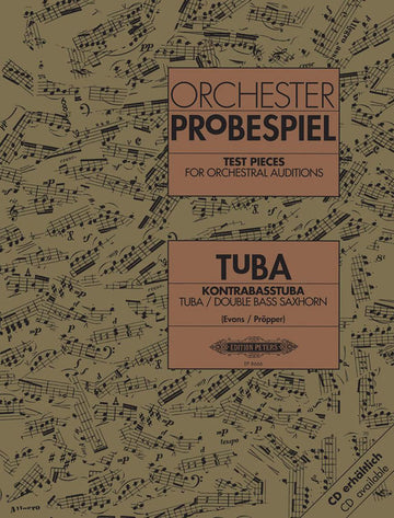 Test Pieces For Orchestral Auditions - Tuba