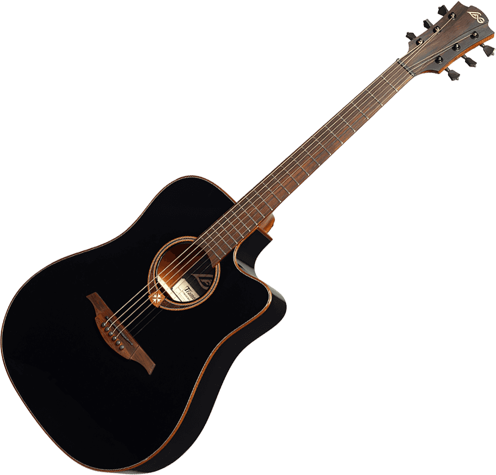 Tramontane T118DCE-BLK Dreadnought Cutaway Elektro Zwart