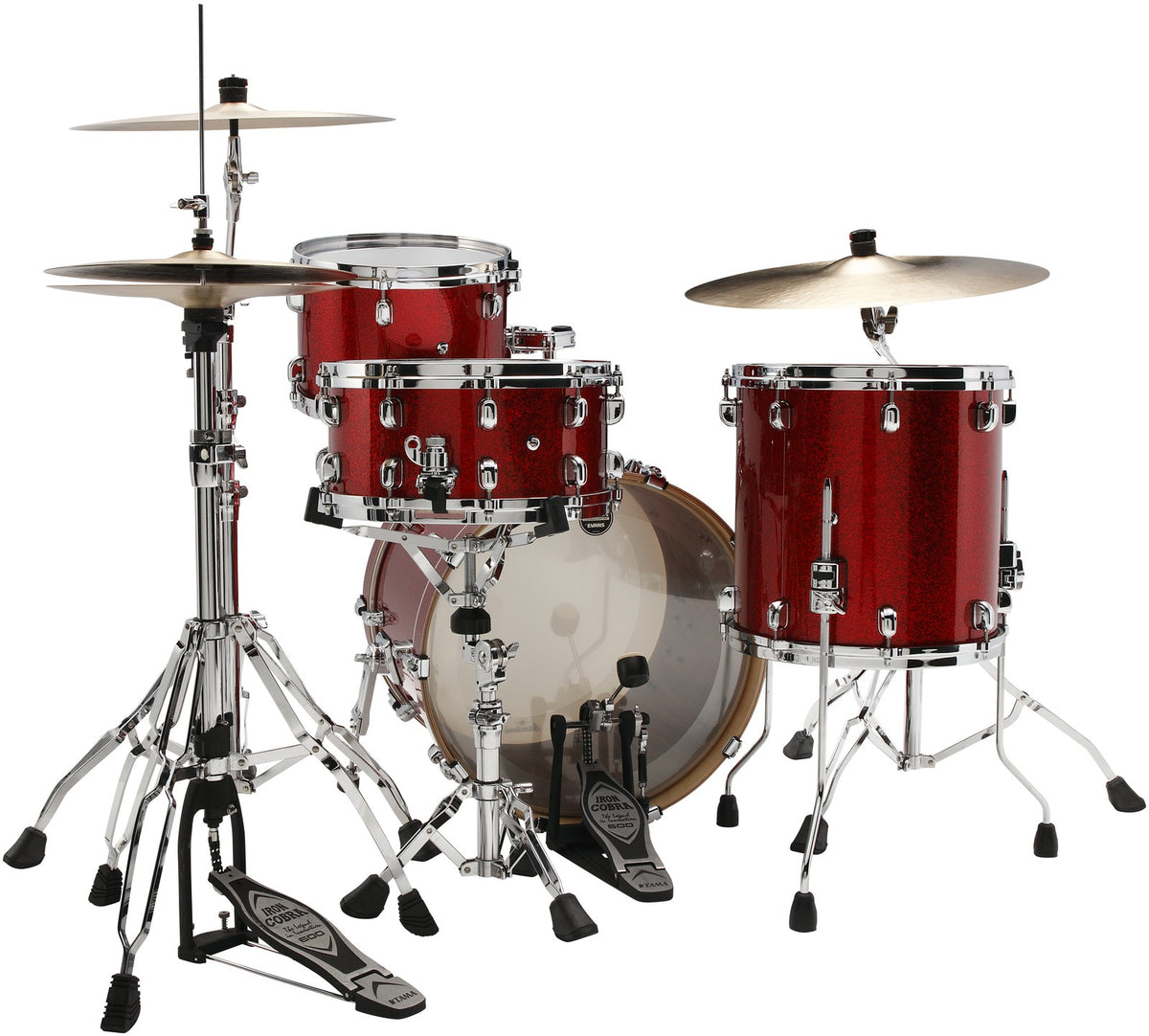 WBR30RS-GRS - Starclassic Walnoot/Berk Fusion 20" Granaatrood glitterend