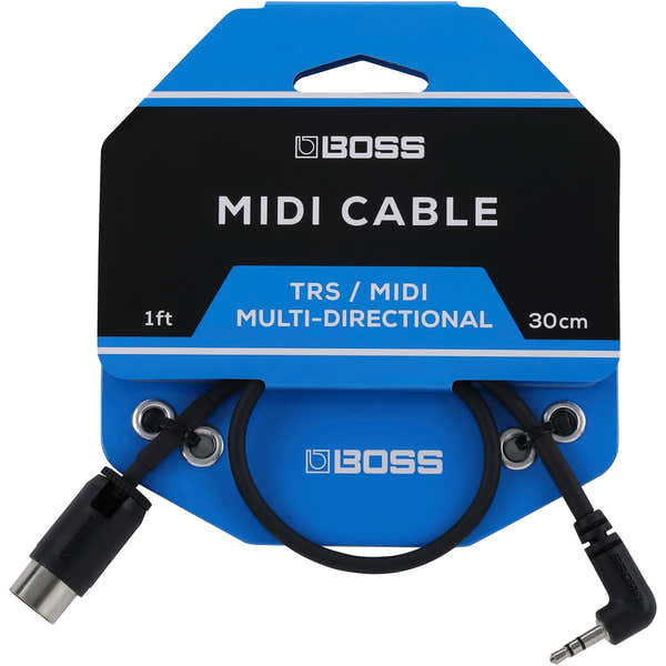 Boss Interconnect Cable TRS/midi 1FT / 30CM