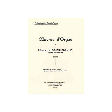 Saintmartin - Te Deum Laudamus Postlude OP21 - Orgue