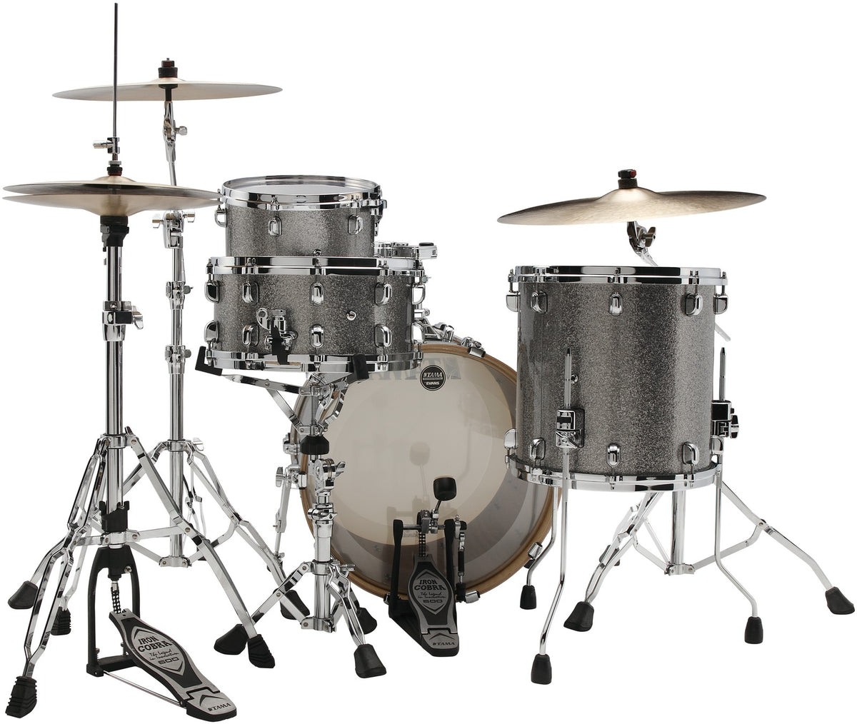 WBR30RS-SSS - Starclassic Walnoot/Berk Fusion 20" Smokey silver glitterend