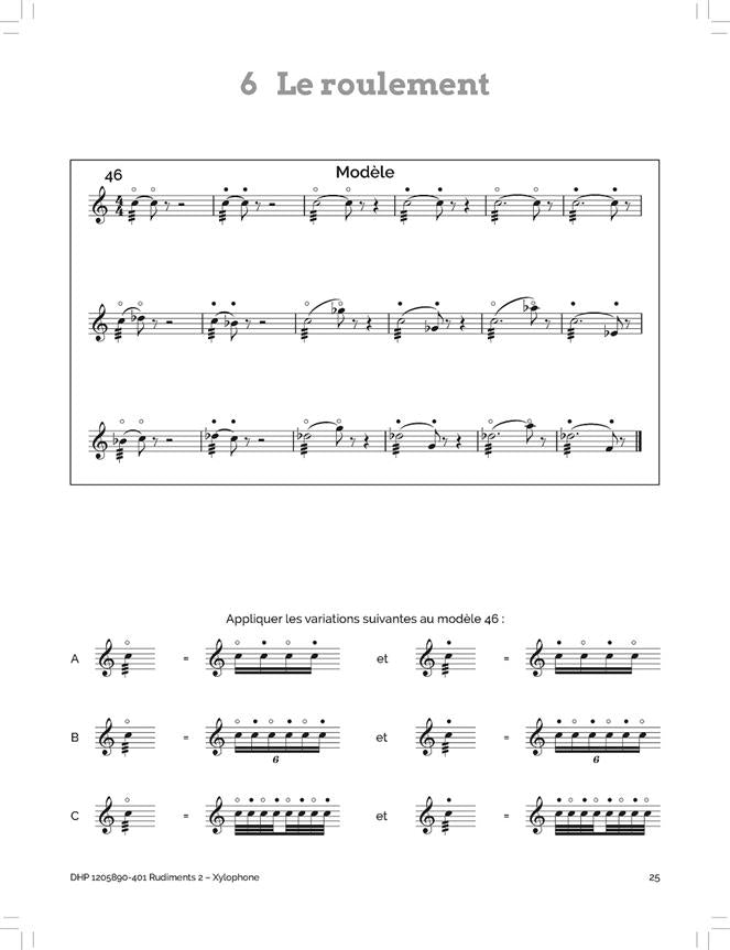 Deleruyelle Thierry - Rudiments 2 - Xylophone