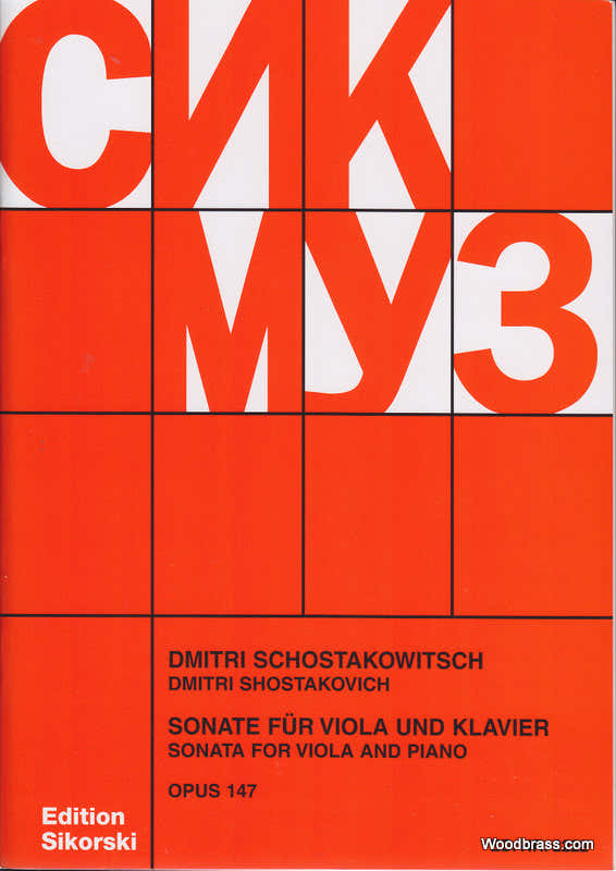 Chostakovitch - Sonate Op.147 - Alto Piano