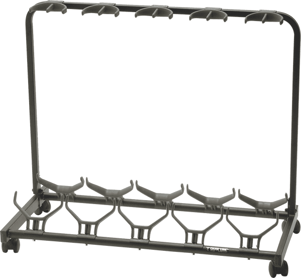 GS450 5-GUITAR STAND WITH WHEELS BLACK