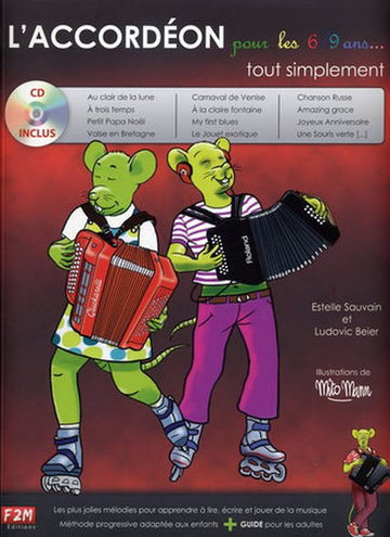 Sauvain E. & Beier L. - L'accordeon Pour Les 6/9 Ans Tout Simplement