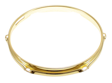 Spanring 10" 6 Spanstangen Snarezijde Goudkleurig Super Triple Flange 2.3mm
