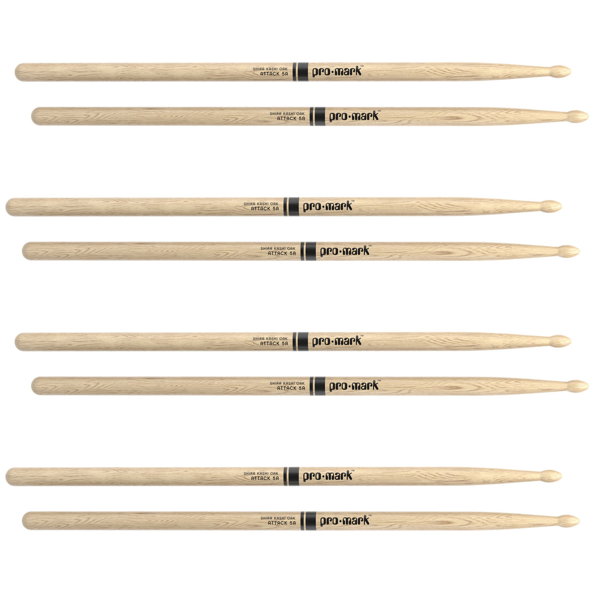PW5AW-4P Classic Attack 5A Chêne Shira Kashi Olive Ovale 4 Paires