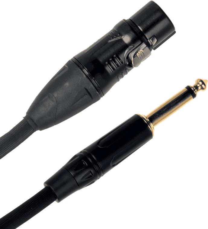 JUSTFJM10 Cable Micro XLR Femelle Jack Mono 10M