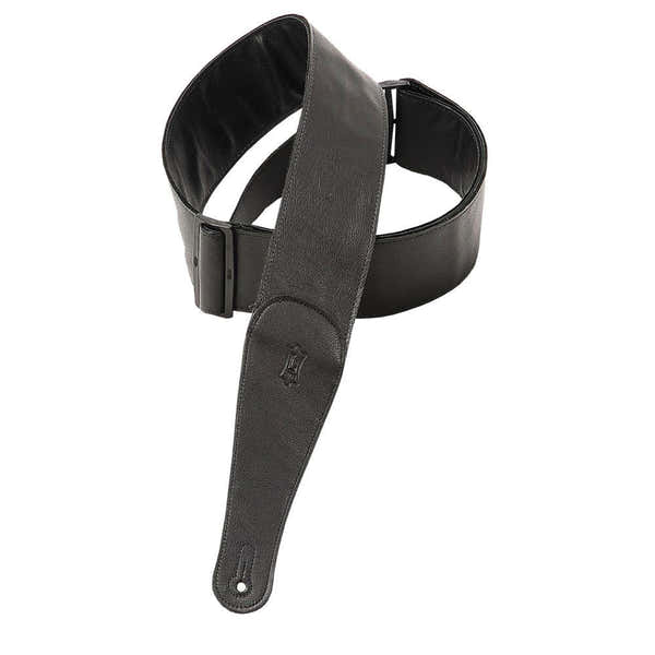 7 CM Cuir Pleine Fleur avec Rembourrage Black