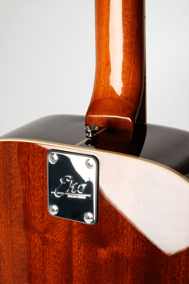 Ranger VI EQ Vintage heruitgave Dreadnought met gebeitst naturel bovenblad