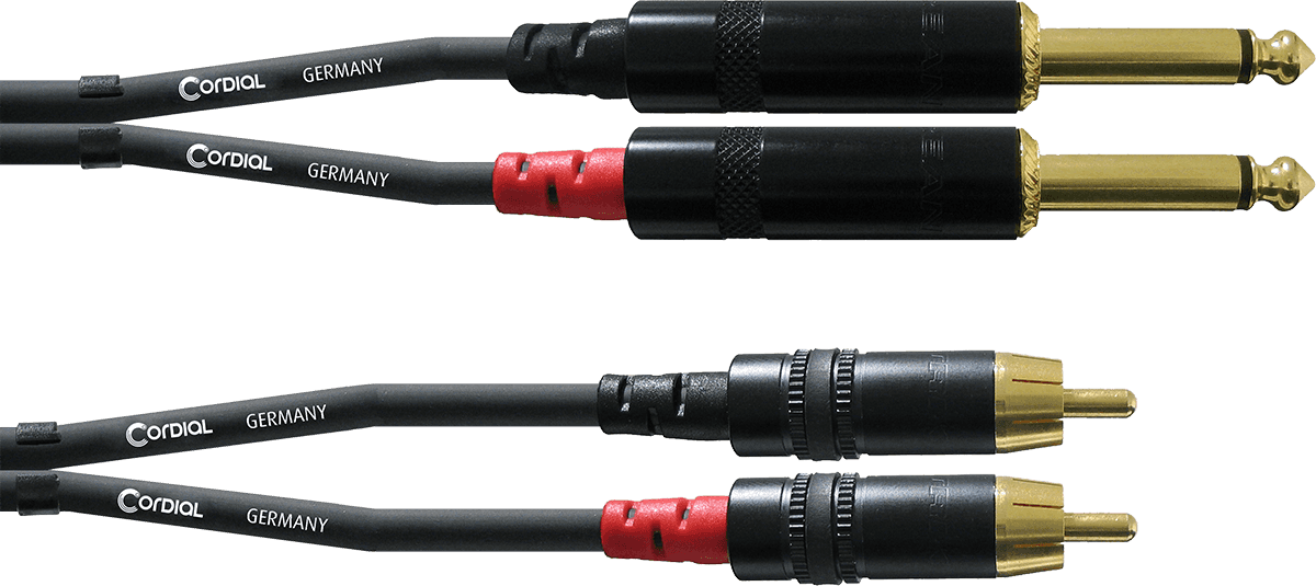 Audiokabel Dubbele Mono-Jack/RCA 6 M