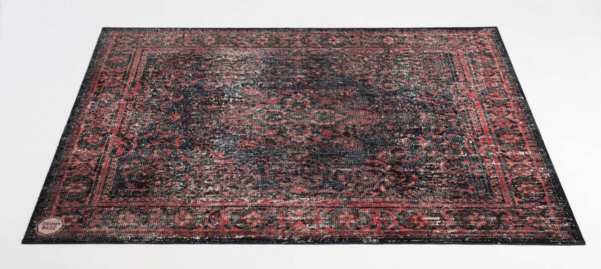 VPCLB-BLR Tapis Vintage Persian Club Series 1.63 X 1.42M Antidérapant Black Red