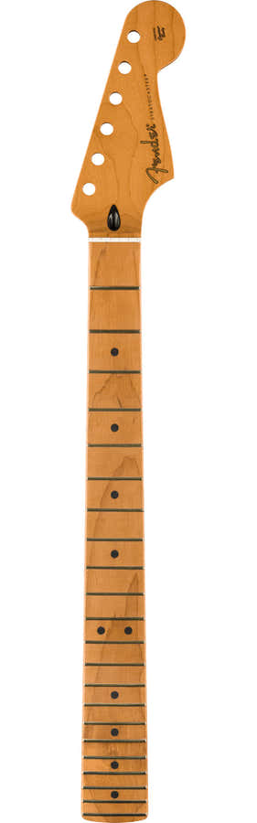 Satin Roasted Maple Strat Neck 22 Jumbo Frets 12 Maple Flat Oval Shape