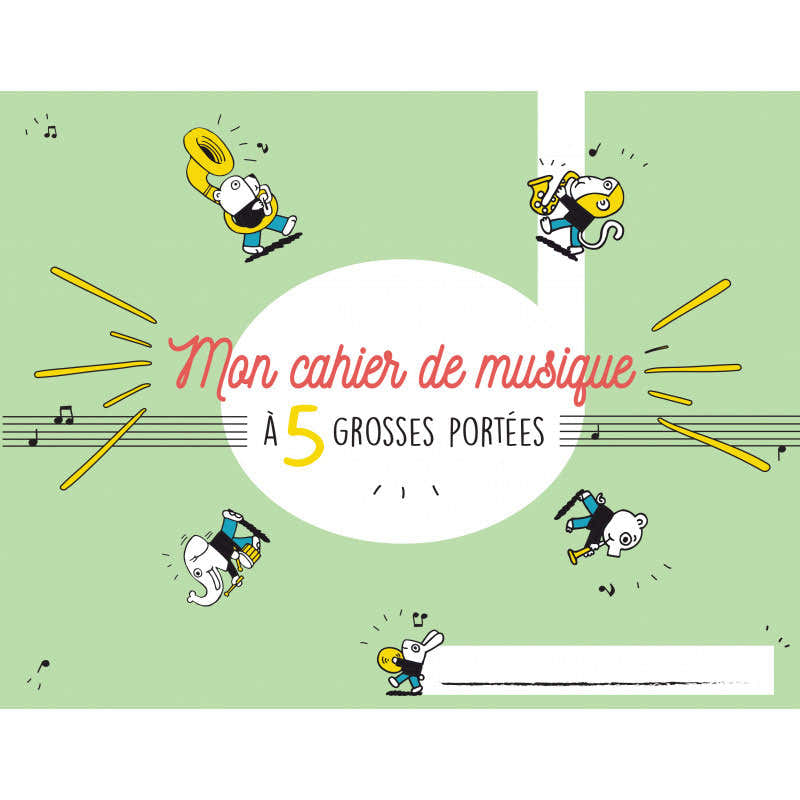 Cahier De Musique 5 Portées