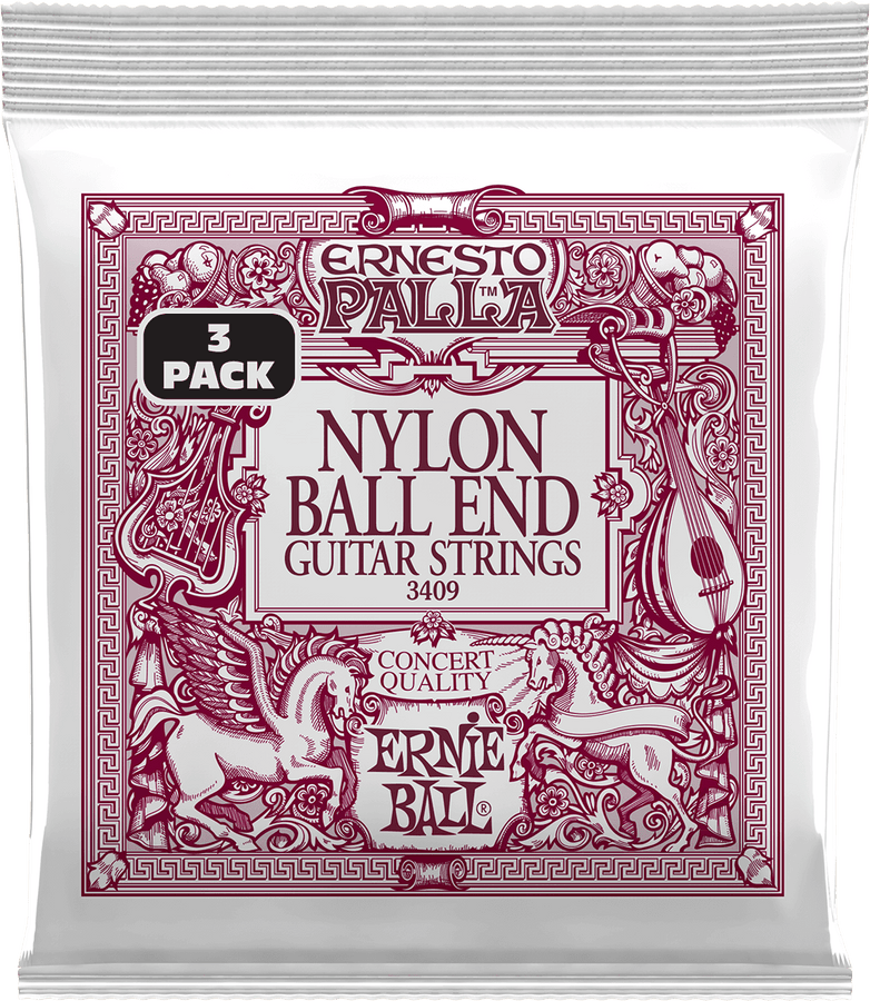 3409 Pack de 3 Nylon Ball End 28-42