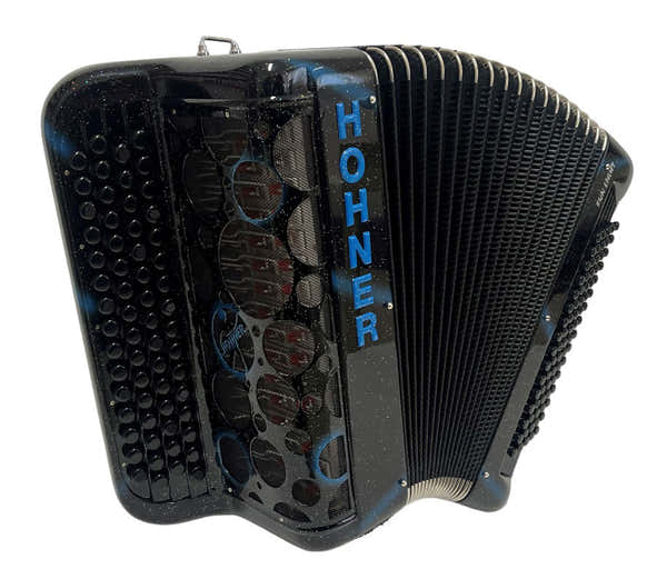 Hohner FUN LIGHT 80 ZWART BLAUW LABEL
