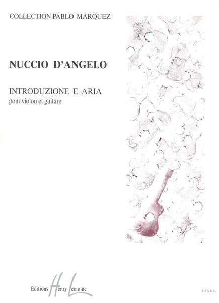 Angelo Nuccio (D') - Introduzione E Aria - Violon Guitare