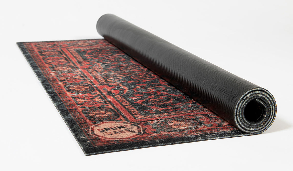 Tapis Vintage Persian 1.30 X 0.90M Antidérapant - Black Red