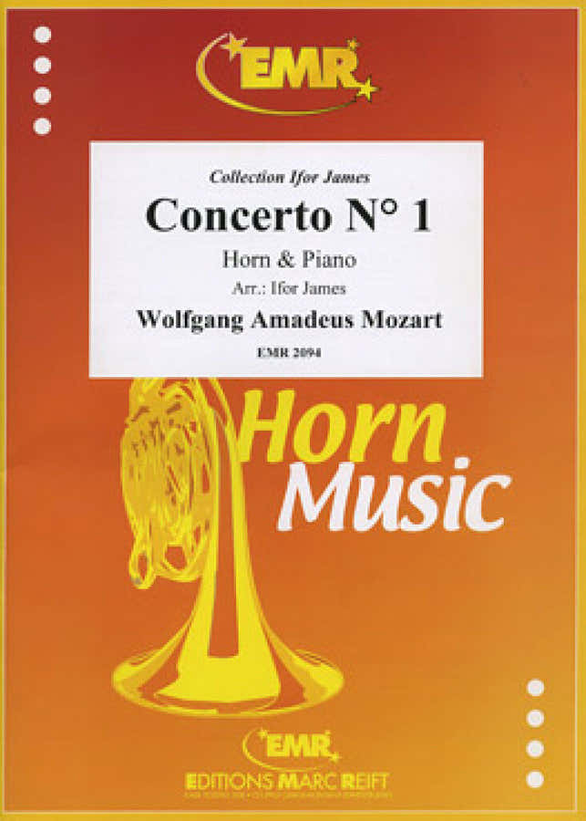 MOZART W.A. - CONCERT N°1 - HOORN & PIANO (Arr. IFOR JAMES)