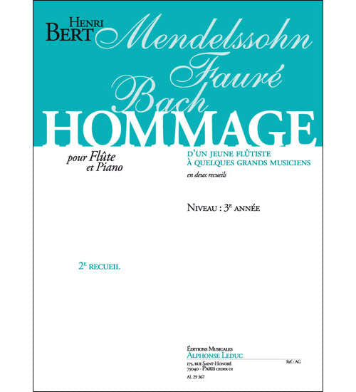 Hommage D'Un Jeune Flutiste Vol. 2