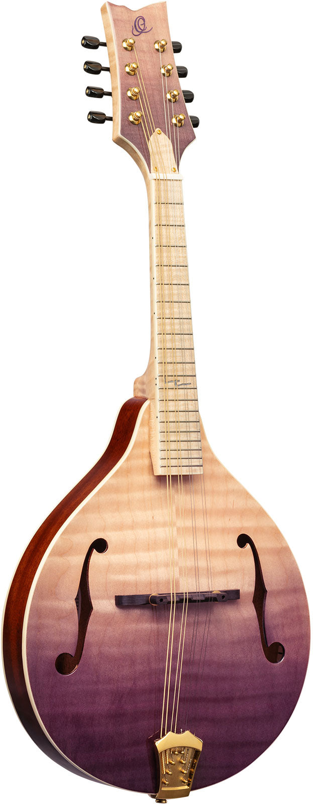 Americana A-Style-mandoline + Croco-leren koffer