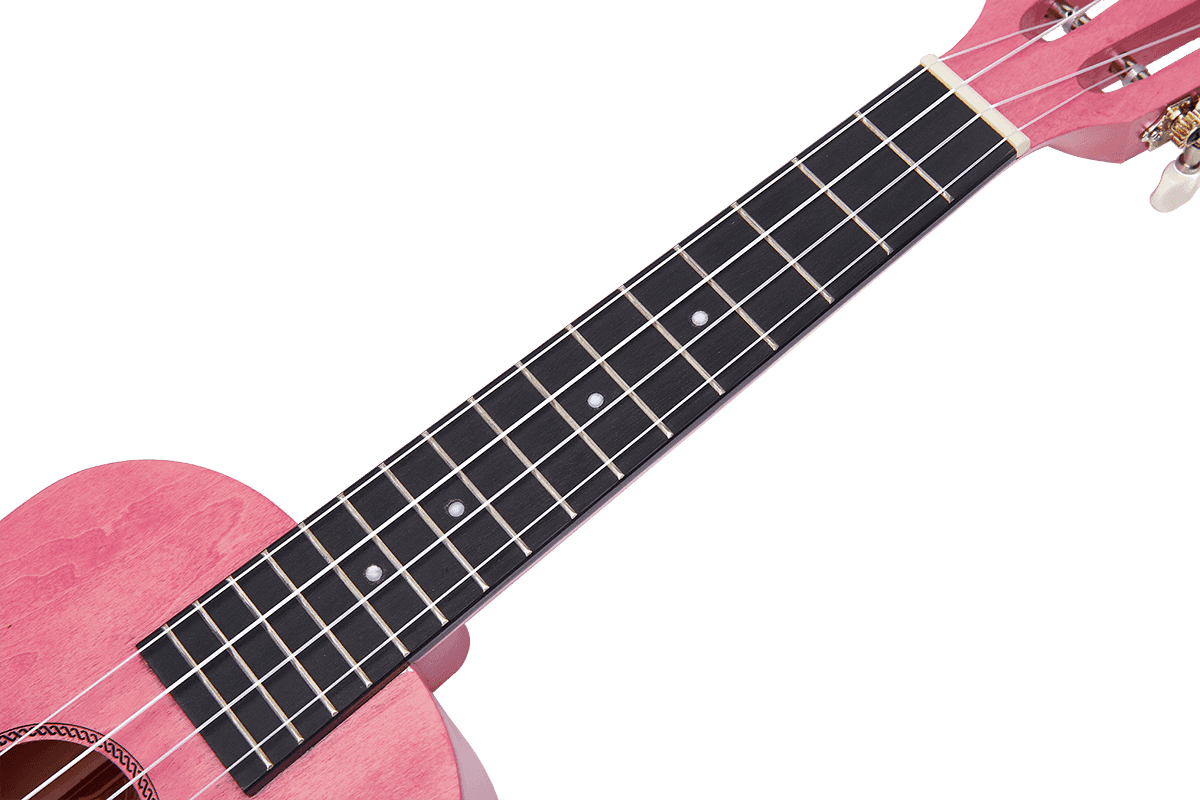 Ukulélé Island Concert Coral Pink + Housse