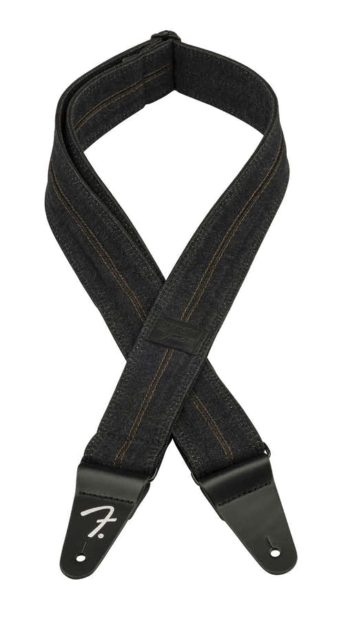 x Wrangler Denim Strap Washed Black Stitch