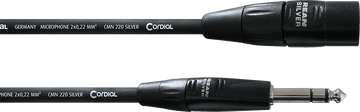 Câble Audio XLR Mâle/jack Stéréo 1,5 M