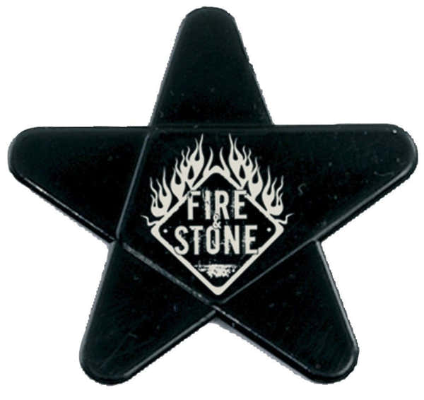 Fire&stone Special 5 Plectrum van Stof Zwart