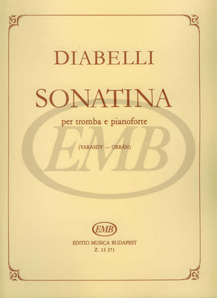 EMB (Editio Musica Budapest) Diabelli - Sonatina Op.151 N 1 - Trumpet And Piano