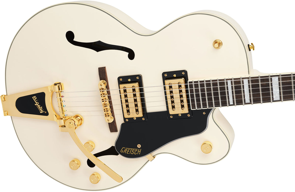 G2420TG Streamliner Hollow Body Bigsby LTD LRL Vintage White