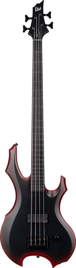 Fl-4 Fred Leclercq Black Red Burst Satin