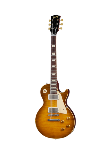 Les Paul Standard 1959 heruitgave zwaar verouderd Golden Poppy Burst CSHR