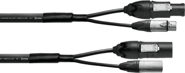Câble Hybride XLR 5 Points + Powercon 2,5 Mm True1 - 15M
