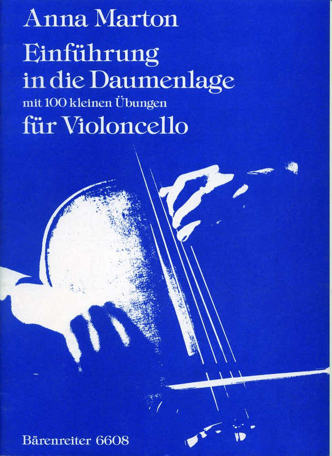 Marton Anna - Inleiding tot de duimpositie - Cello