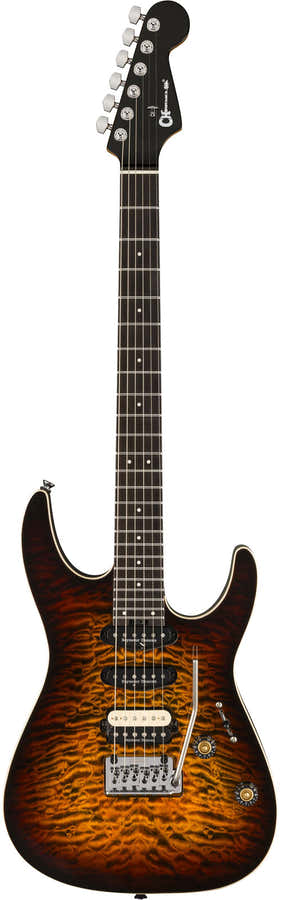 Pro-Mod Plus Dinky DK24 HSS 2PT EB QM Ebo Amber Tiger Eye