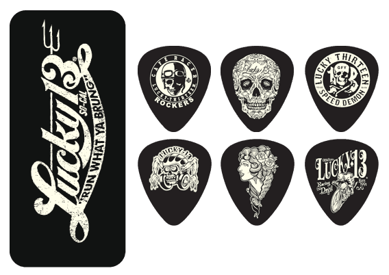 Dunlop 6 x 0,73mm Lucky 13 Boîte