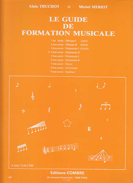 Truchot/meriot - Guide De Formation Musicale Vol.4