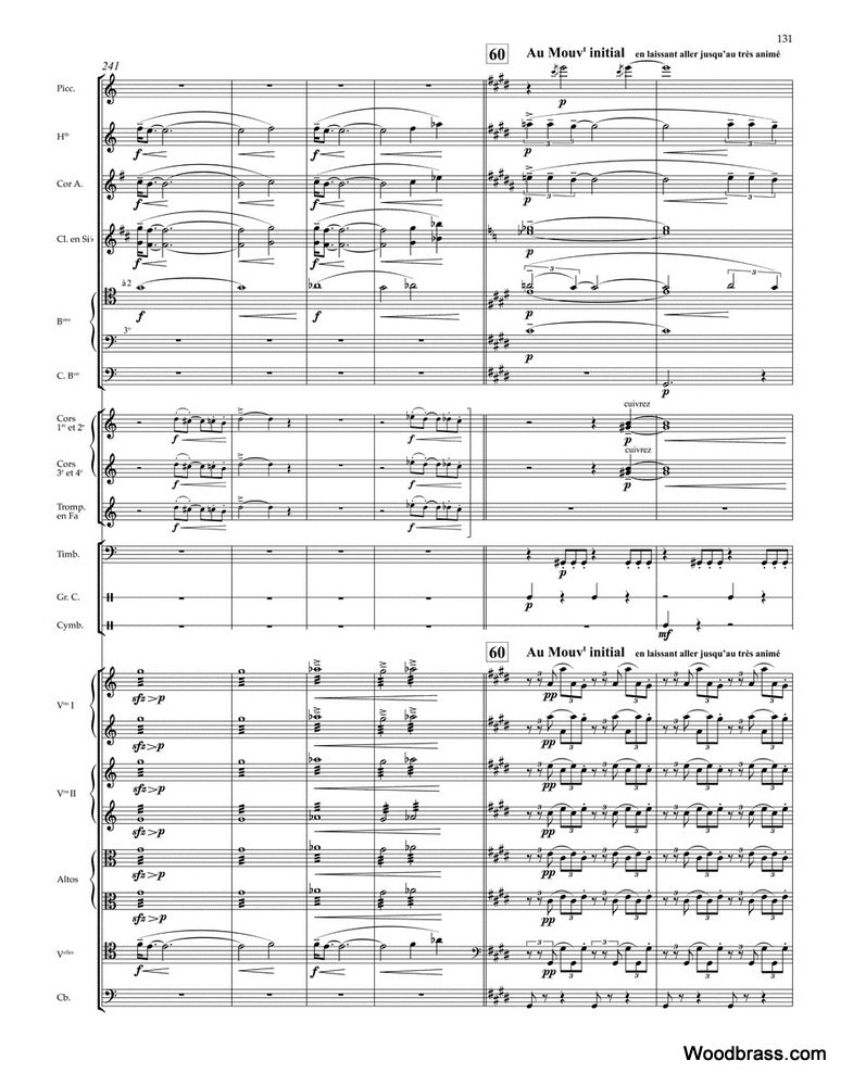 Debussy Claude - La Mer - Score