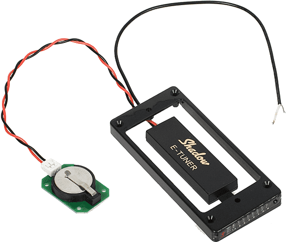 Shadow E-tuner Entourage Humbucker Noir Accordeur Integre pour Table Plate