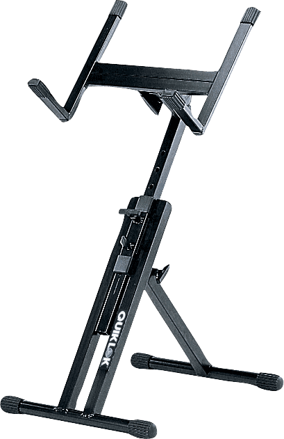 Quiklok QL640 ADJUSTABLE AMP STAND 5 LEVELS BLACK