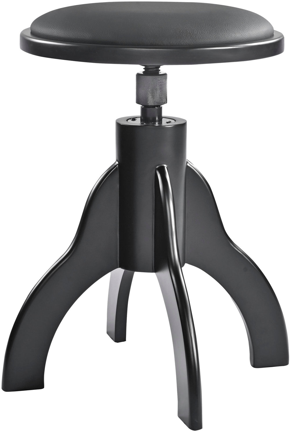 K&M Pianokruk 13850 Mat zwart