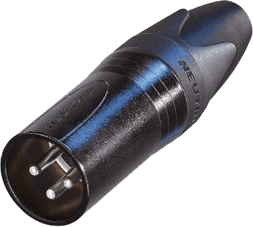 Neutrik NC3MXX-bag - Fiches XLR Male Noire - 3 Points