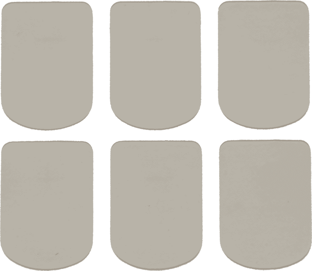 Pastilles Protège Bec Transparent Petit 09MM (X 6)