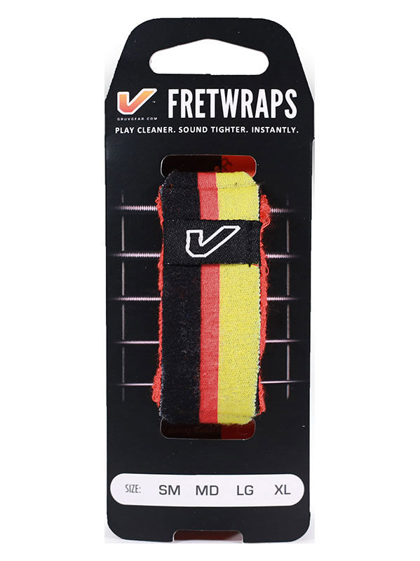 FretWraps Wereldvlaggen Zwart-Rood-Geel - Middelgroot