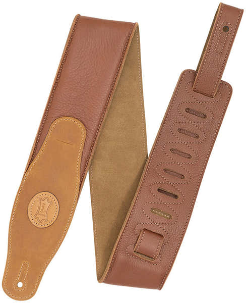 Gewatteerd Leer 7,6cm - Tan-Zand