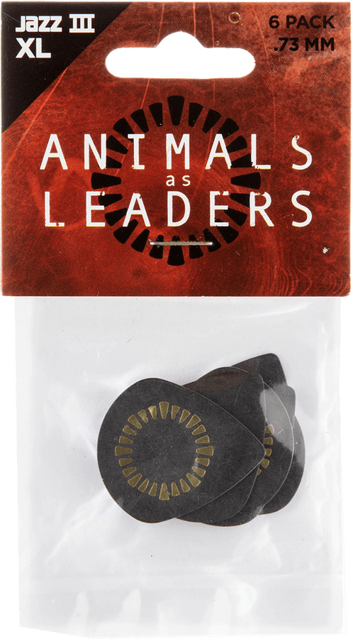 6 x 0,73mm Animal As Leaders Tortex Jazz III XL Noir