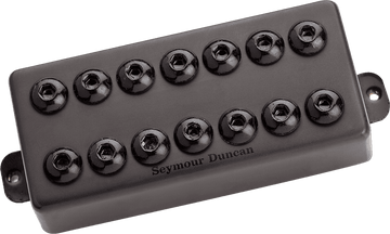 Invader 7 Cordes Humbucker Chevalet Capot Noir Metal
