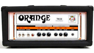 Thunder Tête 30W Guitare 2 Canaux Noire